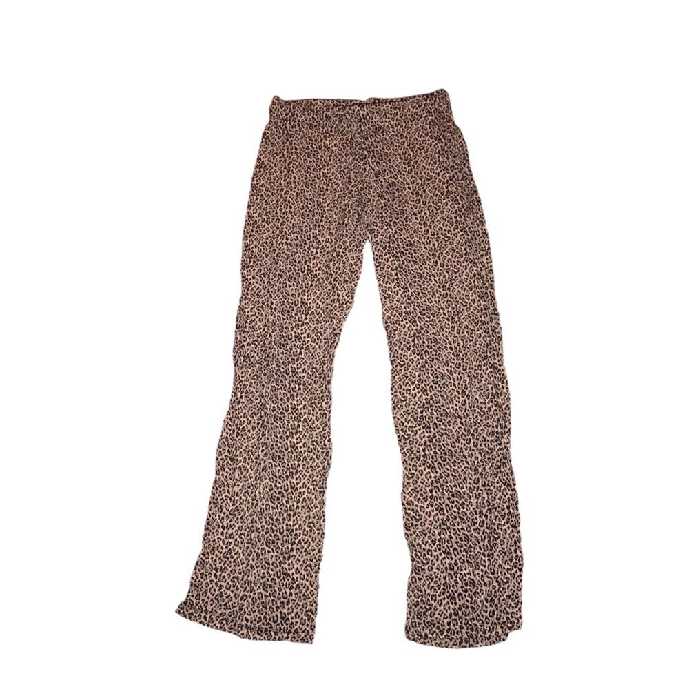 Cynthia Rowley sleepwear leopard elastic waist size XS